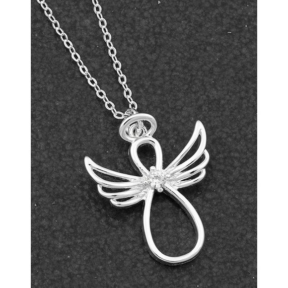 Adorn yourself with the Guardian Angel Necklace, a beautiful and meaningful piece of jewelry. This necklace features a delicate pendant in the shape of a guardian angel, symbolizing protection and guidance. Crafted with attention to detail, the pendant is made from high-quality materials and shines with a lustrous finish. 