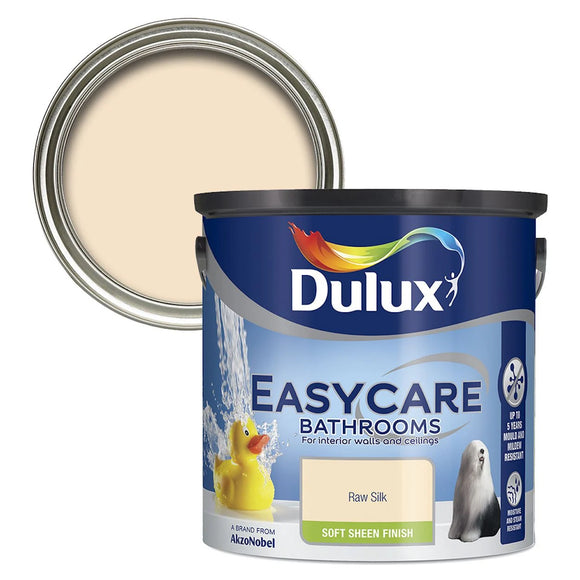 Dulux Bathrooms Raw Silk infuses your bathroom with a warm and inviting feel.
