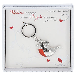 Carry a touch of charm with you wherever you go with our 'Robins Appear' Keyring. 