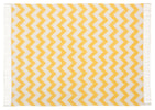 Elevate Your Home Decor with Our Ochre Grey Scatterbox Zigzag Throw