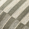 Scatterbox Cushion Everett Green close view of the open weave
