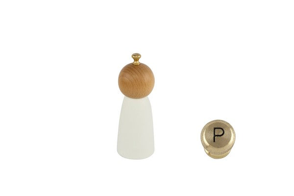 Apollo Pepper Mill 17cm Cream - Food Preparation Essentials