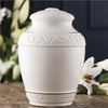 Elevate your decor with the elegance of the Belleek Classic Celtic Urn. A symbol of Celtic artistry and refined beauty.