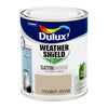 Dulux Weathershield Exterior Satinwood Modern Stone provides a durable and stylish finish for your outdoor woodwork.