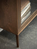 Barrali Smoked Oak Glass Display Cabinet – 110 x 160cm