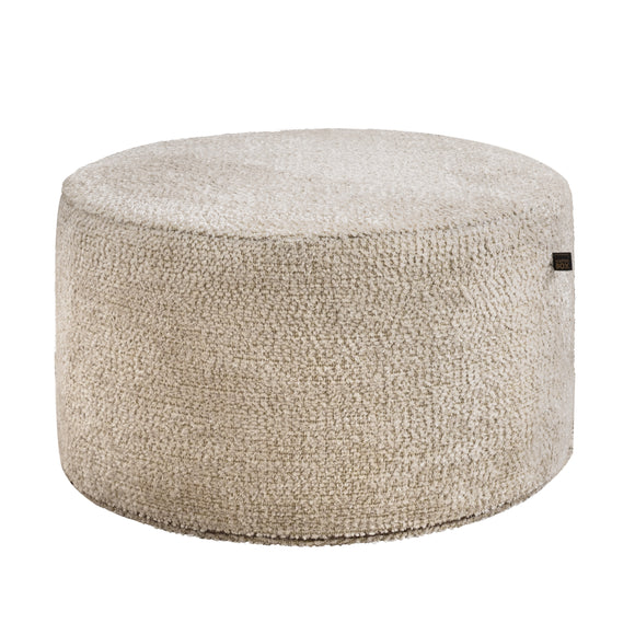 Scatter Box Ottoman Round Rowan Cream/Gold