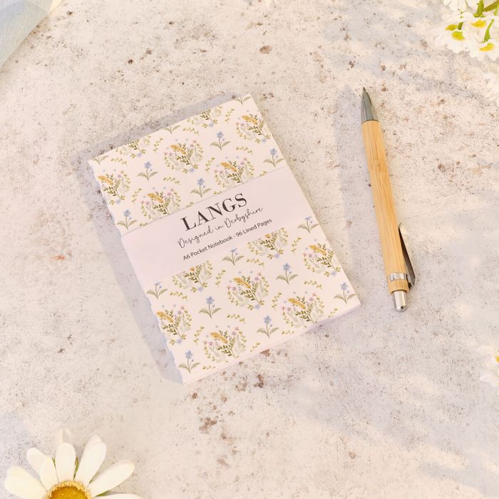 Garden Impressions A6 Lined Notebook