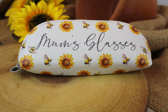 Bee Mum Glasses Case: Stylish and Protective - The Perfect Gift of Sophistication for Moms!