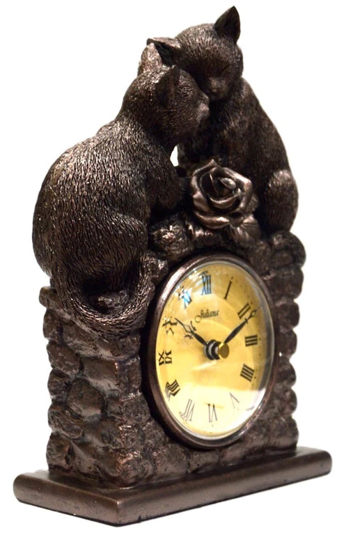 Cat Figurine Clock