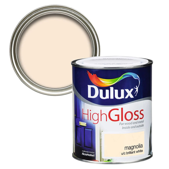 Dulux High Gloss Magnolia Paint