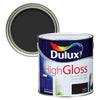 "Dulux High Gloss Black: A sleek and sophisticated choice for a glossy finish."