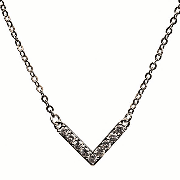 Newgrange Silver V Pendant