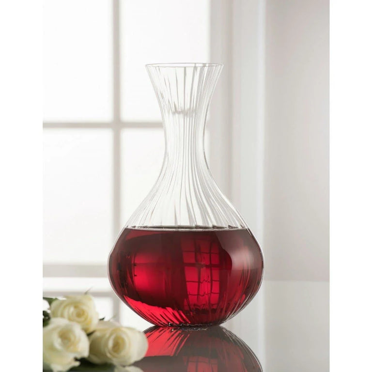 Galway Crystal Erne Carafe – Elegant Glassware Carafe for Serving Water, Wine & Cocktails Barware