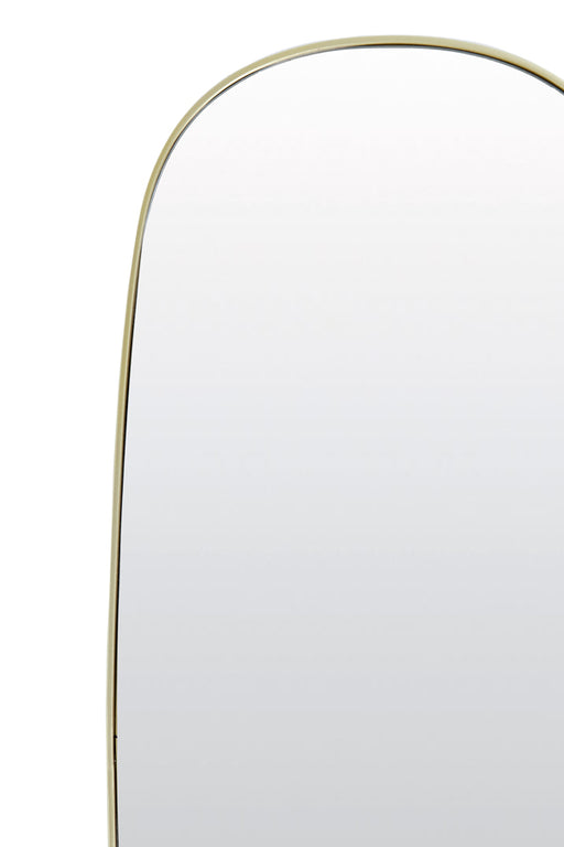 Libra Clear Glass+Gold Mirror 40x100cm