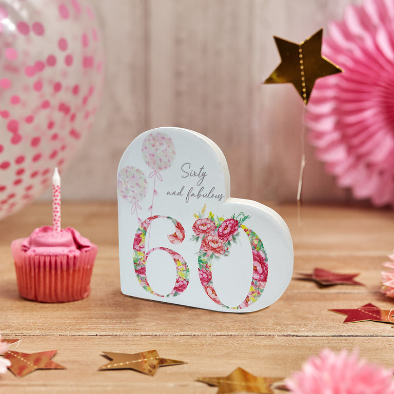 60 Floral Heart Block