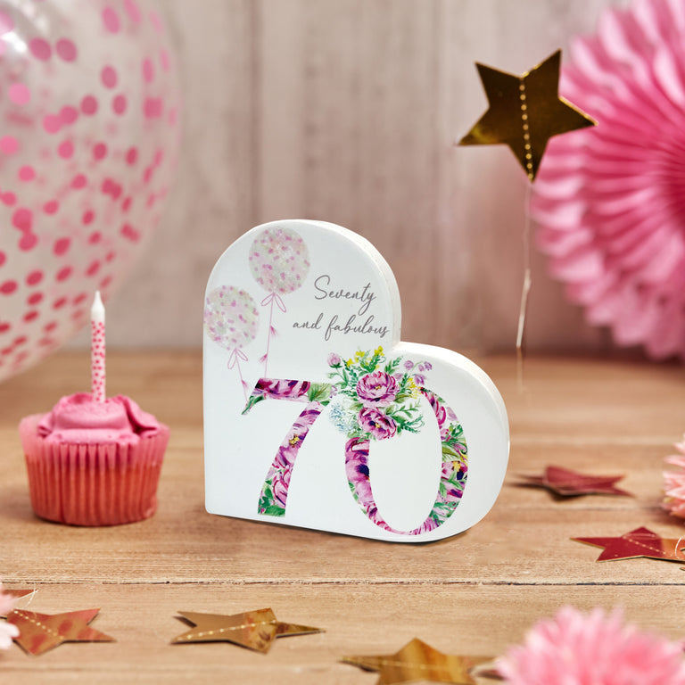 70 Floral Heart Block