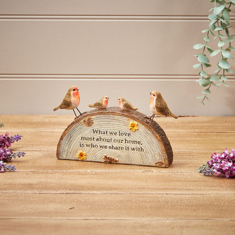 Robin Family Resin Block