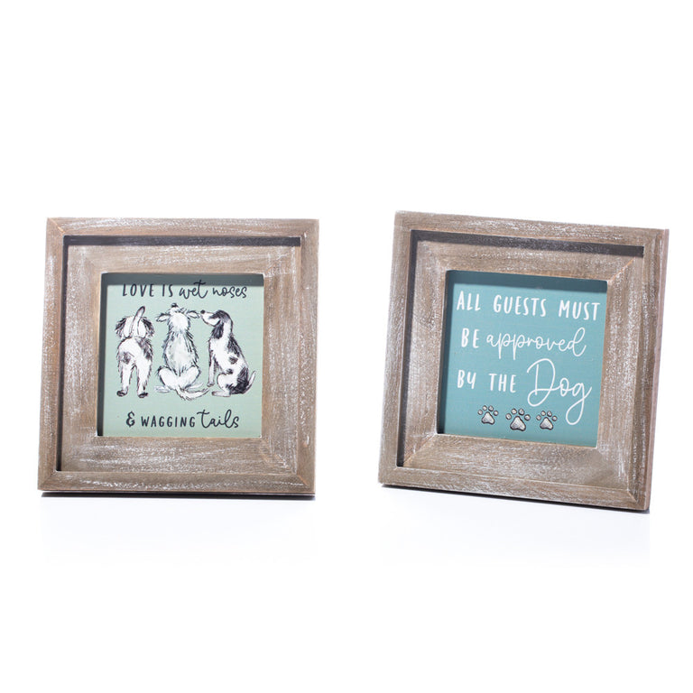 Framed Dog Plaque Assortment