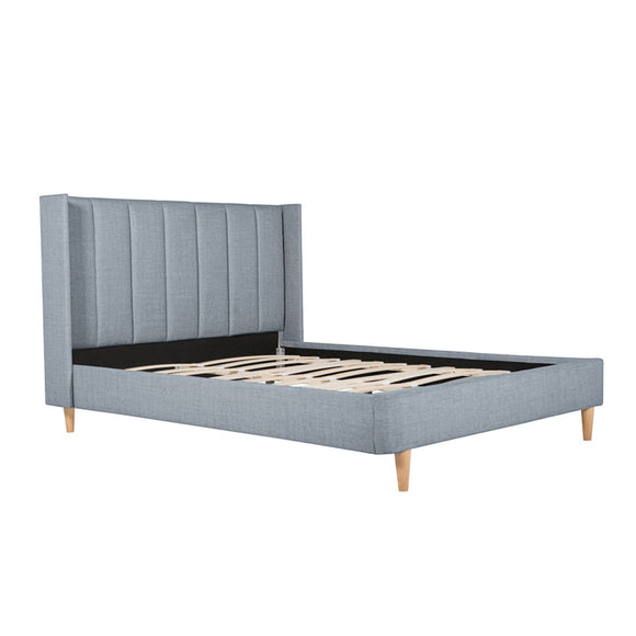 Transform your bedroom with the Allegra Super King Bed 6ft Grey. Experience unrivaled comfort and style with this superior bed frame.