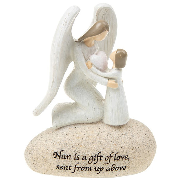 Serene Wordstone Angel Figurine.
