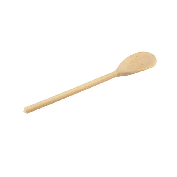 Apollo Beech Wooden Spoon 12 Inch Kitchen Utensil for Food Preparation, Stirring, Mixing & Folding