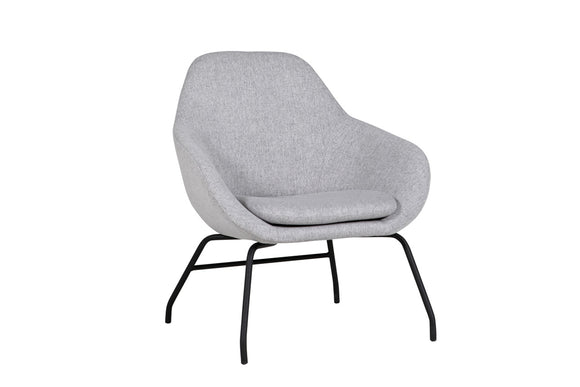 Introducing the Arlo Accent Chair in Grey, a stylish and comfortable addition to any living space. This accent chair features a modern design with clean lines and a sleek grey upholstery that effortlessly blends with various interior styles. The cushioned seat and backrest provide optimal comfort, making it the perfect spot to relax and unwind. 