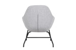 : Elevate your home decor with the Arlo Accent Chair in Grey. This stylish chair combines contemporary design with exceptional comfort. The grey upholstery adds a touch of elegance, while the cushioned seat and backrest provide plush support for hours of relaxation. The sturdy construction and solid wood legs ensure stability and durability. 