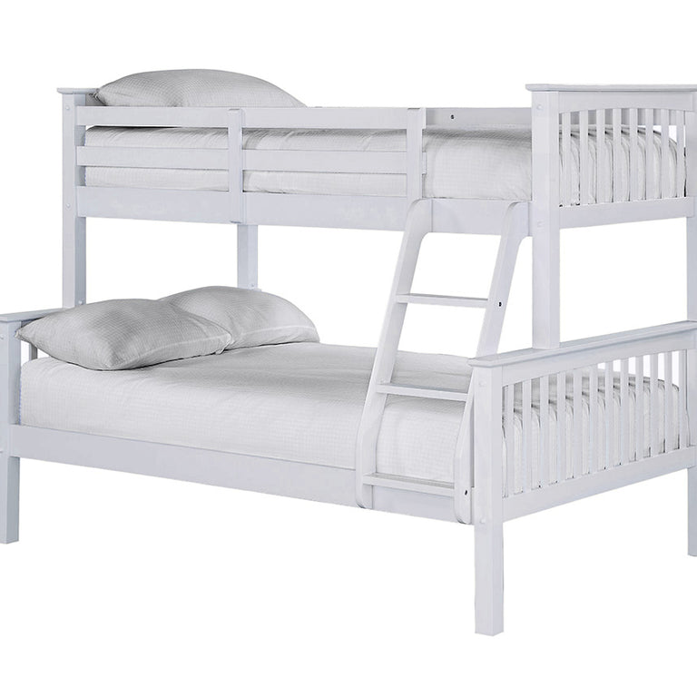 Bronson Double Bunk Bed 3' & 4'6 White