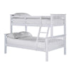 Enhance your bedroom space with the Bronson Double Bunk Bed 3' & 4'6 White. Split into two separate beds, this painted finish bunk bed from Foy and Company is customizable to suit your needs. Find your perfect sleep solution today!