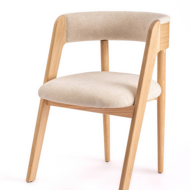 Cofra Danu Dining Chair Natural Oak