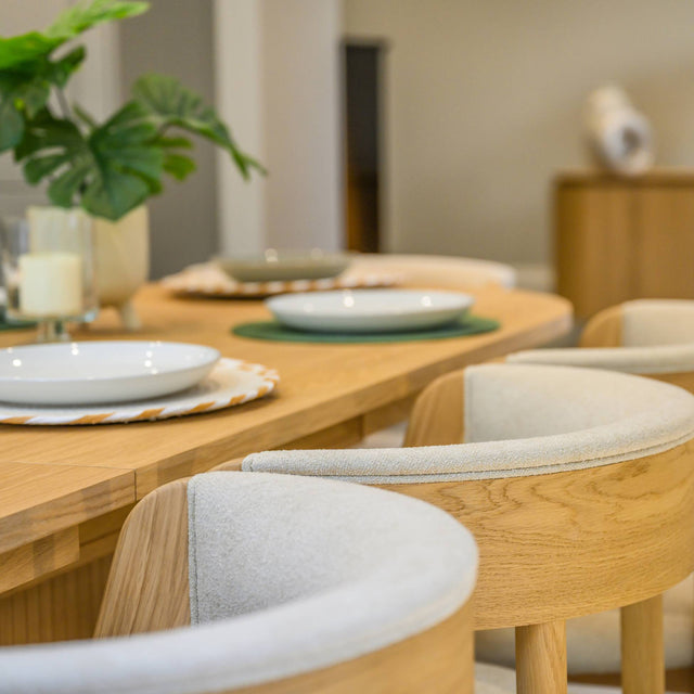 Cofra Danu Dining Chair Natural Oak