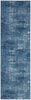 Calvin Klein River Flow Rug 02 Teal Ivory Blue - Runner