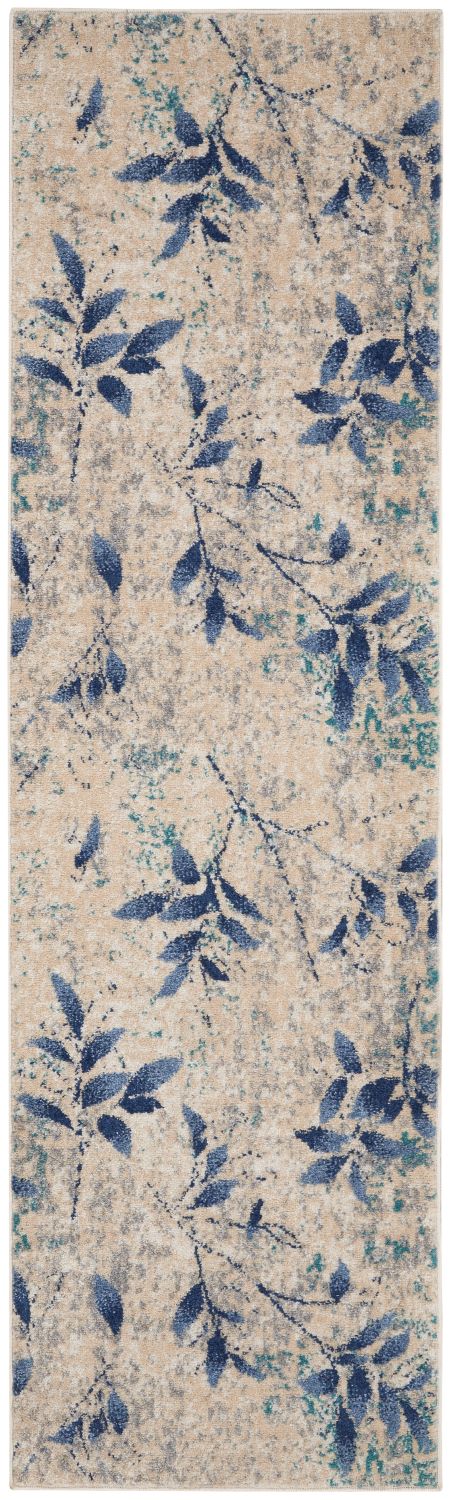 Calvin Klein River Flow Rug 03 Beige Navy - Runner