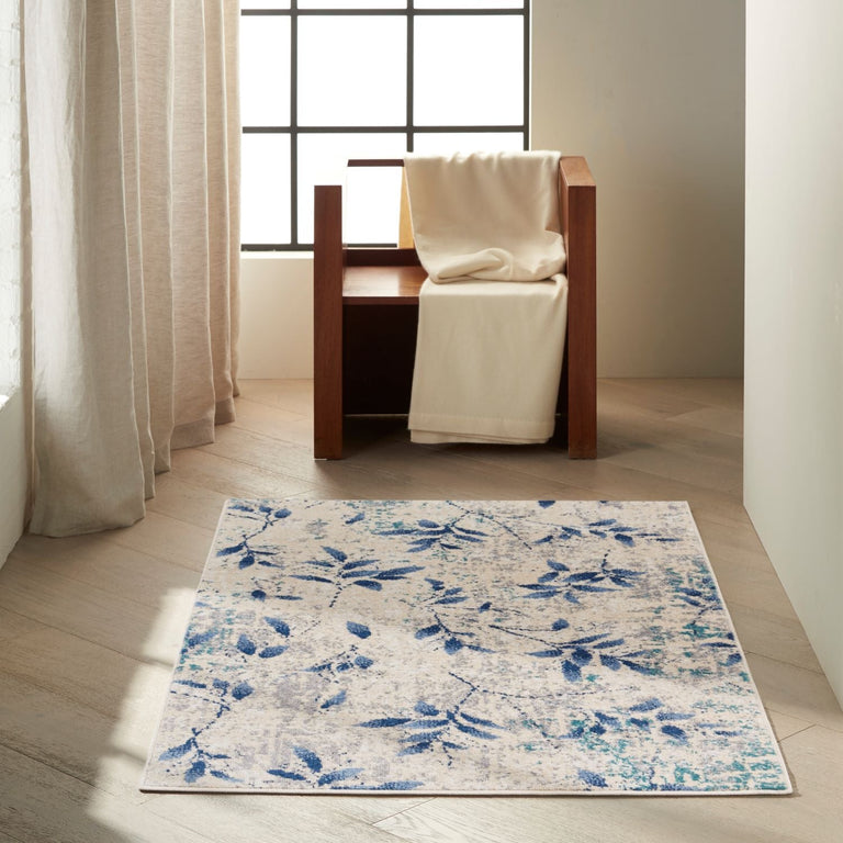Calvin Klein River Flow Rug 03 Beige Navy - Runner