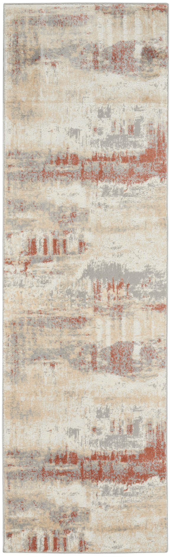 Calvin Klein Enchanting Rug 02 Grey Rust - Runner