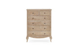 Organize your bedroom in style with the Camille 4 + 2 Drawer Chest, the perfect storage solution.