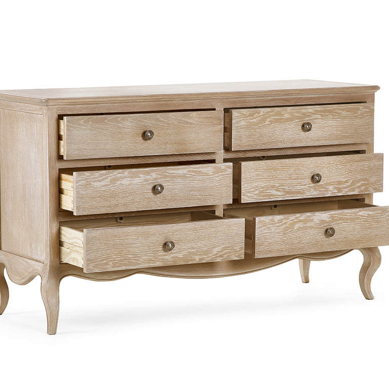 Camille 6 Drawer Wide Chest