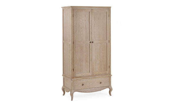 Organize your clothing in style with the Camille Combi Wardrobe, offering ample storage and elegant French-inspired design.