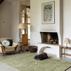 Laura Ashley Coleby Petals Hedgerow Green Rug