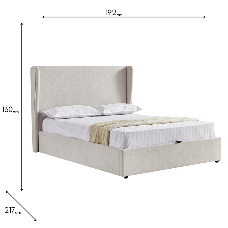 Margot Super King 6' Ottoman Bed Cashmere