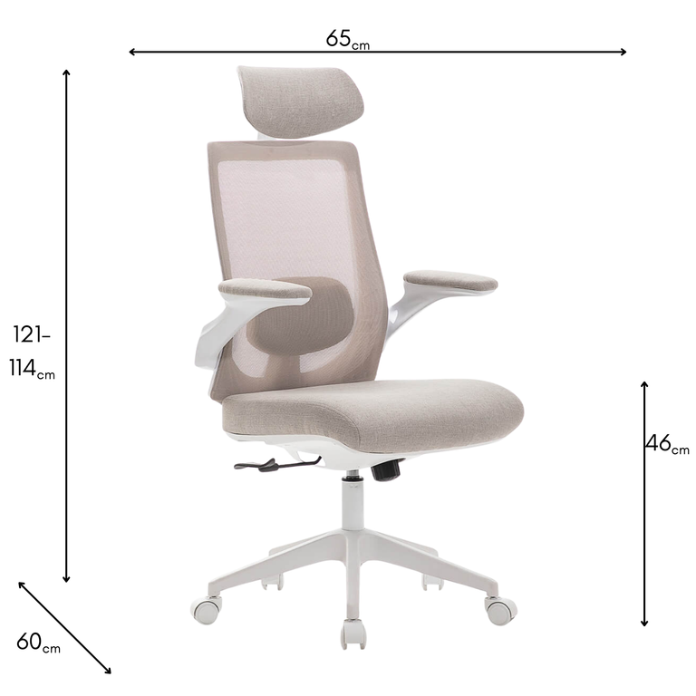 Zeke Ergonomic Office Chair Natural