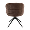 Cortara Dining Chair in Mauve shown from the side (3)