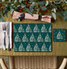 Elegant Denby Evergreen Set of 6 Placemats in festive colors
