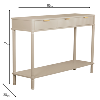 Parson 3 Drawer Console Table – Modern Wooden Console Table