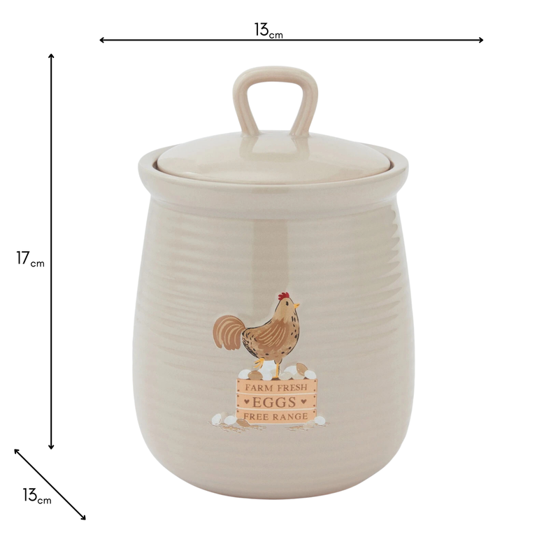 Hen House Lane Farmhouse Canister – Decorative Food Container