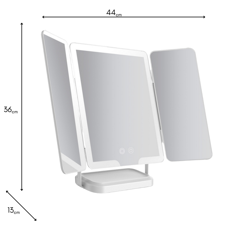 Hollywood Rechargeable LED Light Make-Up Mirror – Portable Vanity Style