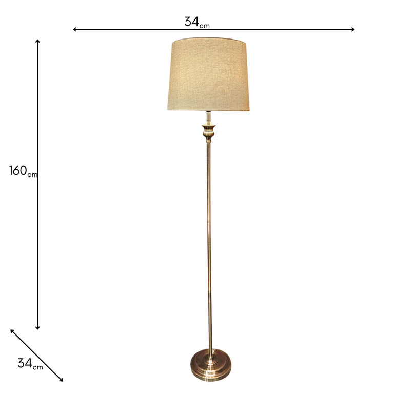 Dani Gold Floor Lamp 160 cm – Modern Lamp for Floor Lighting