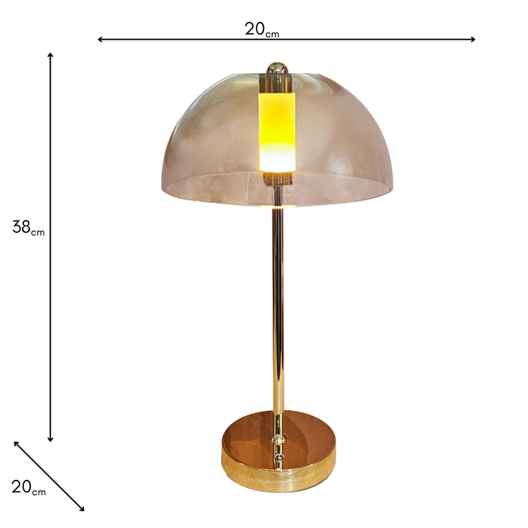 Jada USB Rechargeable Lamp Gold