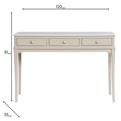 Monroe Console Table with Marble Top & Drawers – Living Room Table