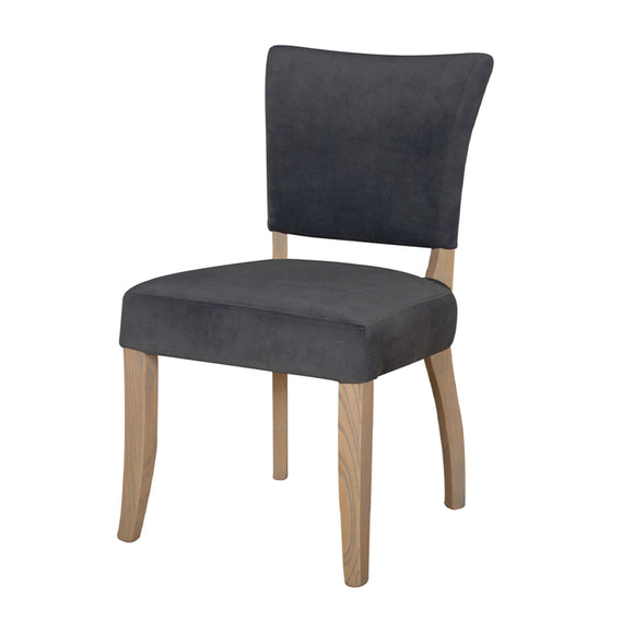 Elegant Duke Dining Chair Velvet Dark Grey: Enhance Your Dining Space in Style